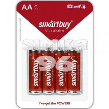 Батарея АА Smartbuy (соль) блистер 2А04В
