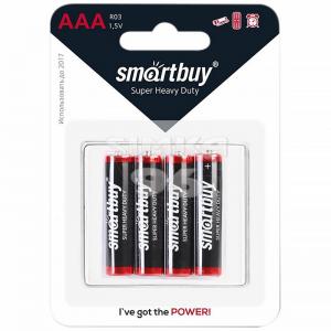 Батарея ААА Smartbuy (соль) блистер 3А04В