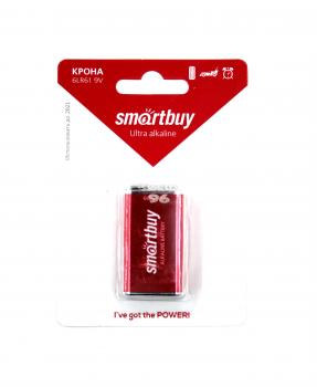Батарея Smartbuy КРОНА 6LR61 9V Ultra alkaline