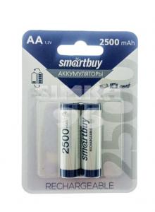Батарея аккумуляторная NiMH Smartbuy AA 2500 mAh блистер (2шт)