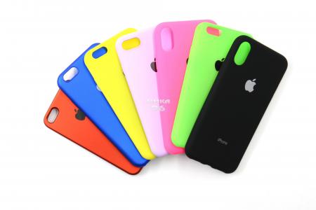 Чехол задник для iPhone 7+ гель цветной матовый