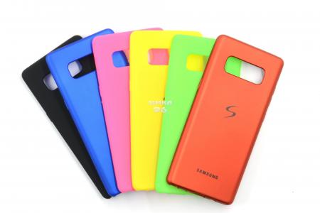 Чехол задник для Samsung Note8 гель цветной матовый