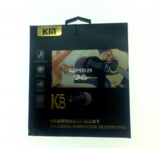 Наушники вакуумные с микрофоном  KM K58