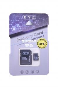 MicroSD BYZ  4Gb 6 class