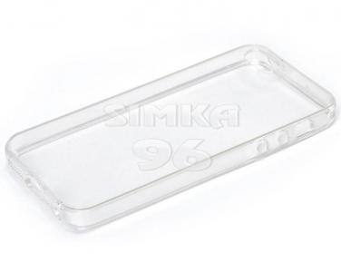 Чехол задник для iPhone 5 гель прозр.