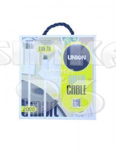 Кабель Type-C  UNION UN-711 2.4A 2.0m