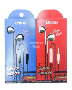 Наушники Union UF-321 не вакуумные с микрофоном
