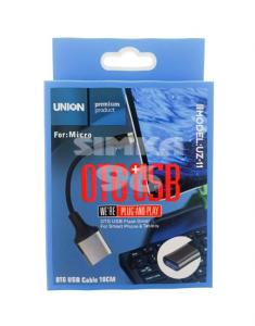 Кабель OTG microUSB- USB A UNION UZ-11
