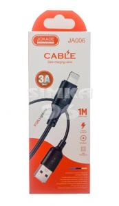 Кабель Lightning JOKADE JA006 1м 3А