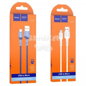 Кабель microUSB  hoco. Х65 1м