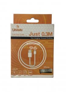 Кабель MicroUSB Union UN-50 0,3м