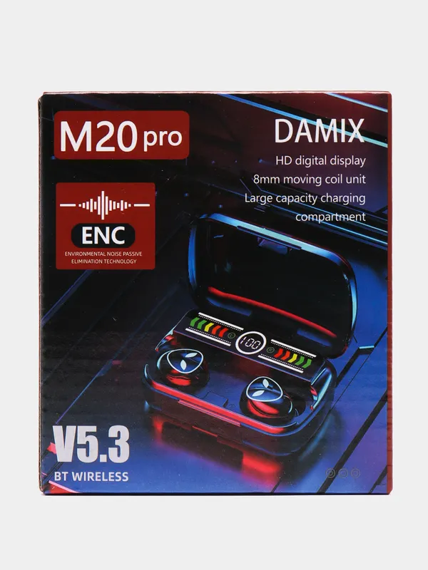 Наушники Bluetooth DAMIX M20 PRO