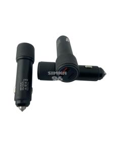 АЗУ  1 выход USB+1 выход Type-C 3.0А PD-037(удлиненная) металл