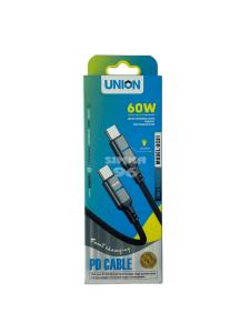 Кабель Type-C to Type-C Union UC-81 60W