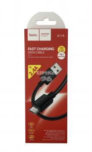 Кабель microUSB  hoco. Х119 1м