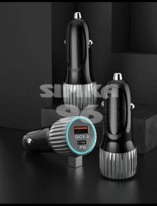 АЗУ  1 выход USB+1 выход Type-C 3.0А UNION KO-12 колесо