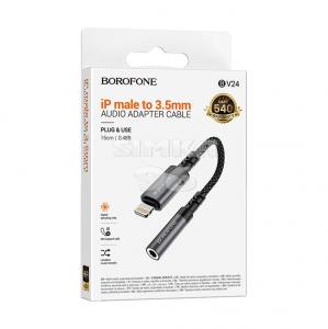 Переходник Lightning на 3.5 Jack Borofone BV24